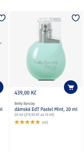 Betty Barclay dámská EdT Pastel Mint, 20 ml