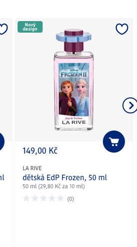 LA RIVE dětská EdP Frozen, 50 ml
