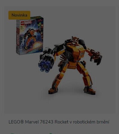 LEGO® Marvel 76243 Rocket v robotickém brnění