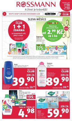 aktuální leták ROSSMANN drogerie 4.1.2023-17.1.2023