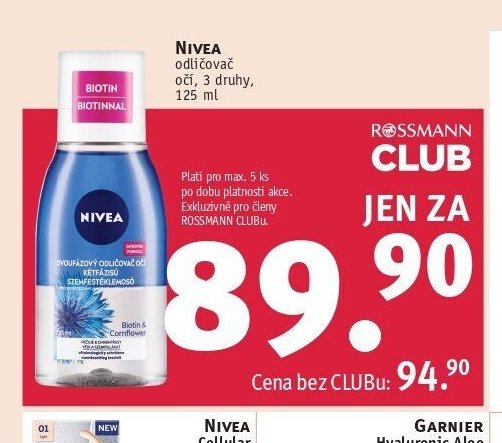 NIVEA odličovač očí