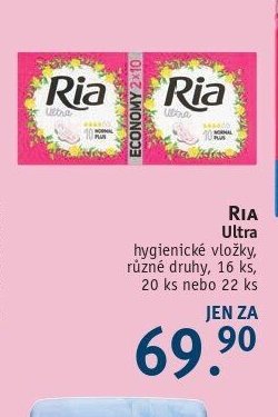 RIA Ultra hygienické vložky