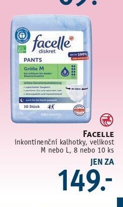 FACELLE inkontinenční kalhotky