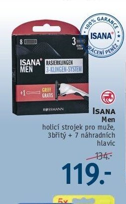 ISANA MEN holicí strojek