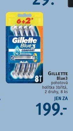 GILLETTE Blue3 pohotová holítka