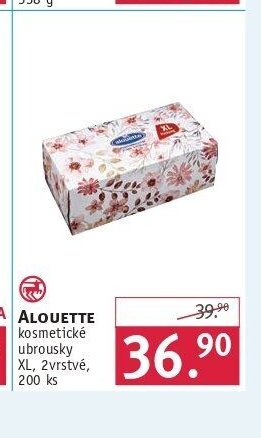 ALOUETTE kosmetické ubrousky XL, 2vrstvé, 200 ks
