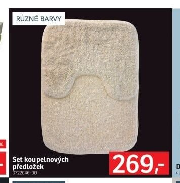 Set koupelnových předložek