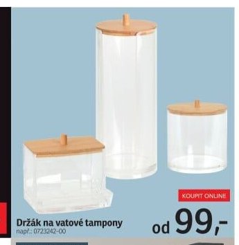 Držák na vatové tampony