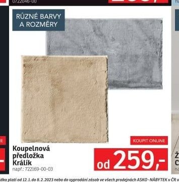 Koupelnová předložka Králík