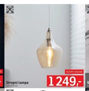 Stropní lampa