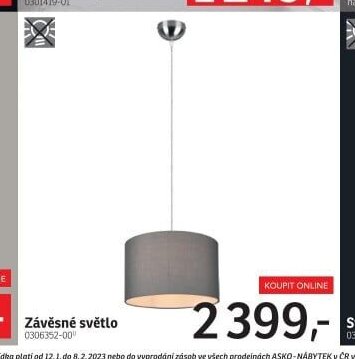 Závěsné světlo