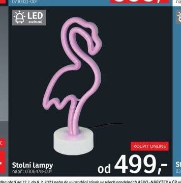 Stolní lampy