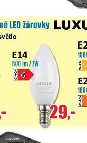 Energeticky úsporné LED žárovky LUXUS E14