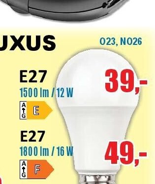 Energeticky úsporné LED žárovky LUXUS E27 1500 lm