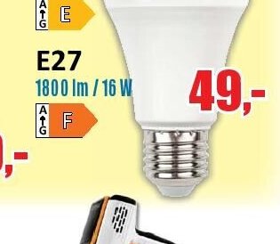Energeticky úsporné LED žárovky LUXUS E27 1800 lm