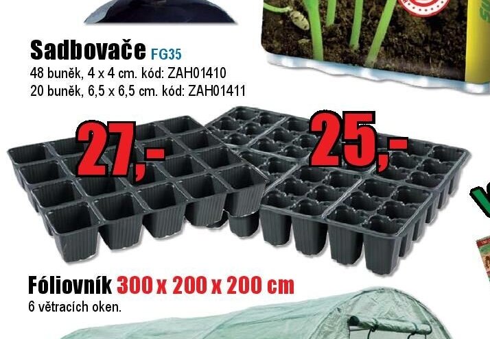Sadbovače FG35