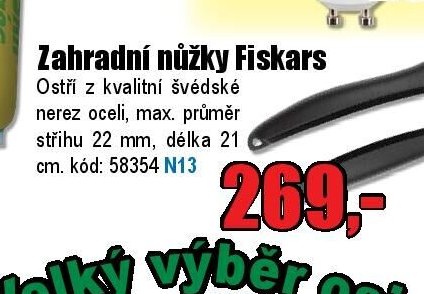 Zahradní nůžky Fiskars