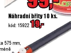 Náhradní břity 10 ks