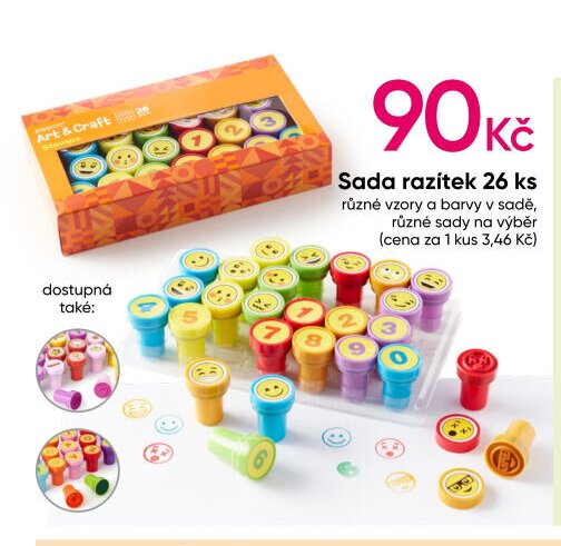 Sada razítek 26 ks