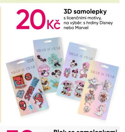 3D samolepky
