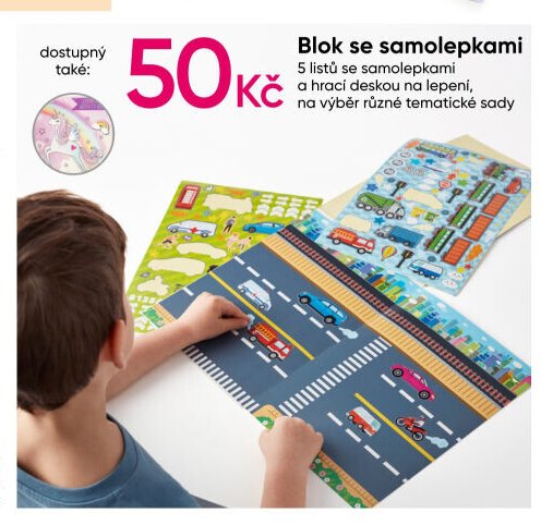 Blok se samolepkami