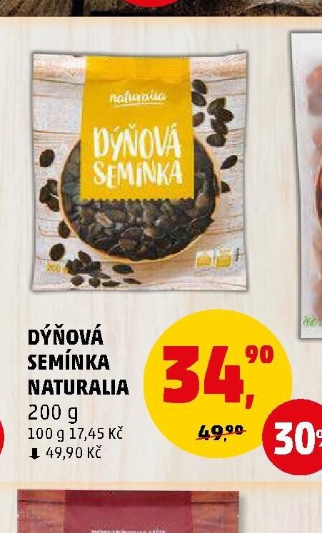 DÝŇOVÁ SEMÍNKA NATURALIA 200 g