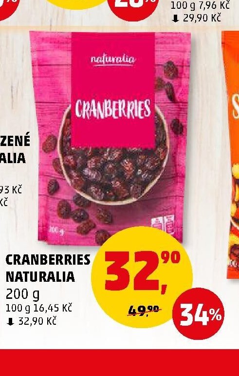 CRANBERRIES NATURALIA 200 g