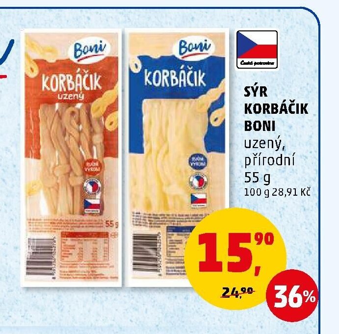 Sýr Korbáčik Boni