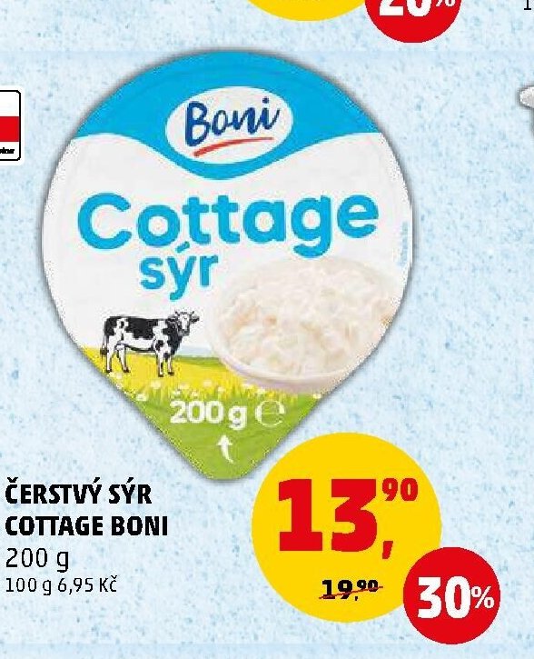 Čerstvý sýr Cottage Boni