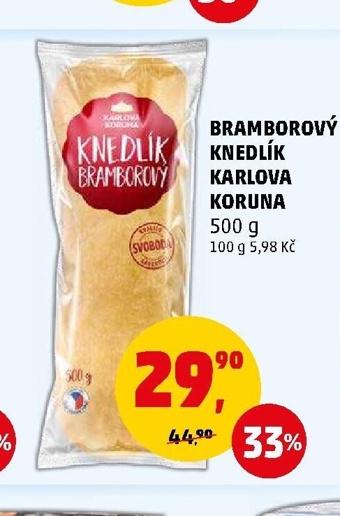 Bramborový knedlík Karlova Koruna 500 g