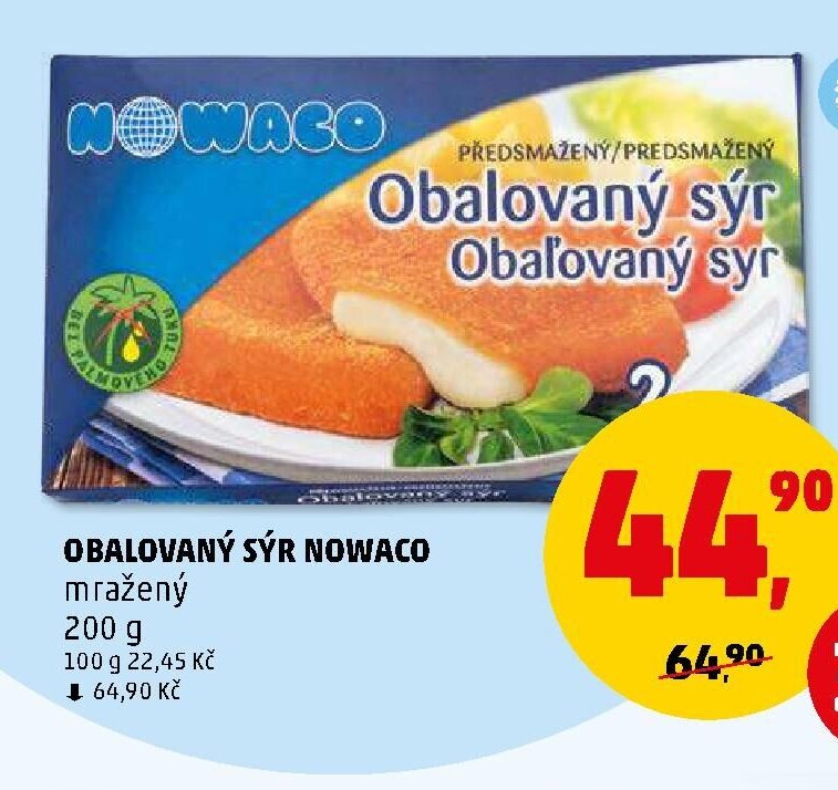 Obalovaný sýr Nowaco