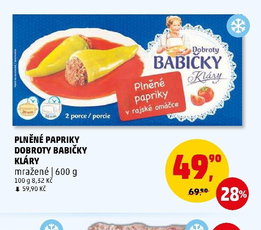 Plněné papriky Dobroty Babičky Kláry