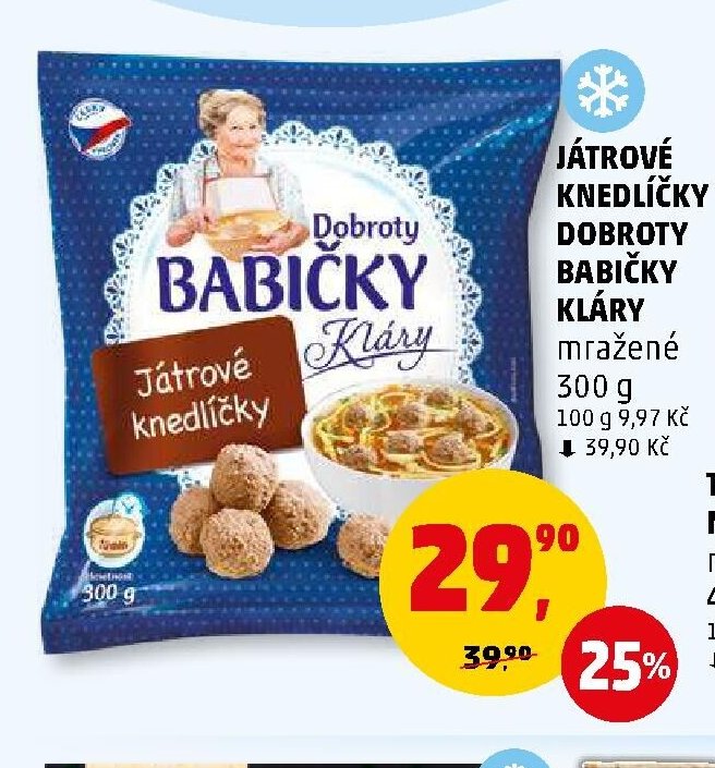 Játrové knedlíčky Dobroty Babičky Kláry