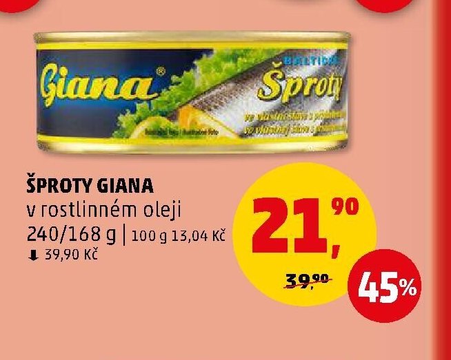 ŠPROTY GIANA