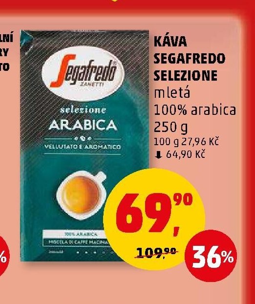 KÁVA SEGAFREDO SELEZIONE mletá