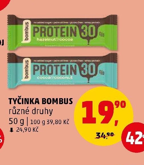 TYČINKA BOMBUS různé druhy