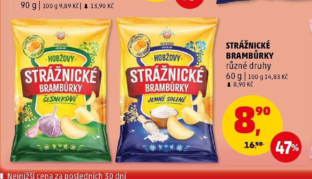 STRÁŽNICKÉ BRAMBŮRKY různé druhy