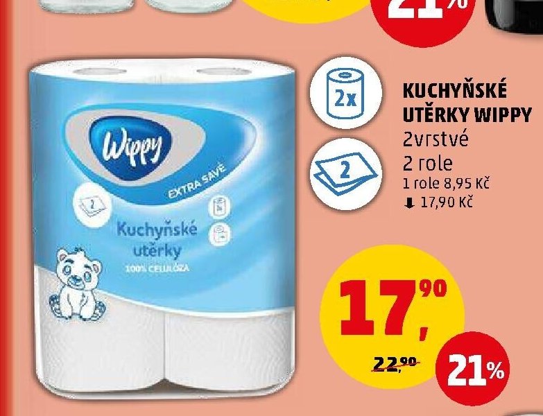 Kuchyňské utěrky Wippy