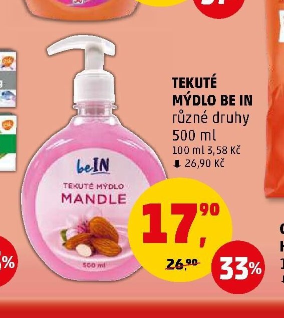 Tekuté mýdlo Be In