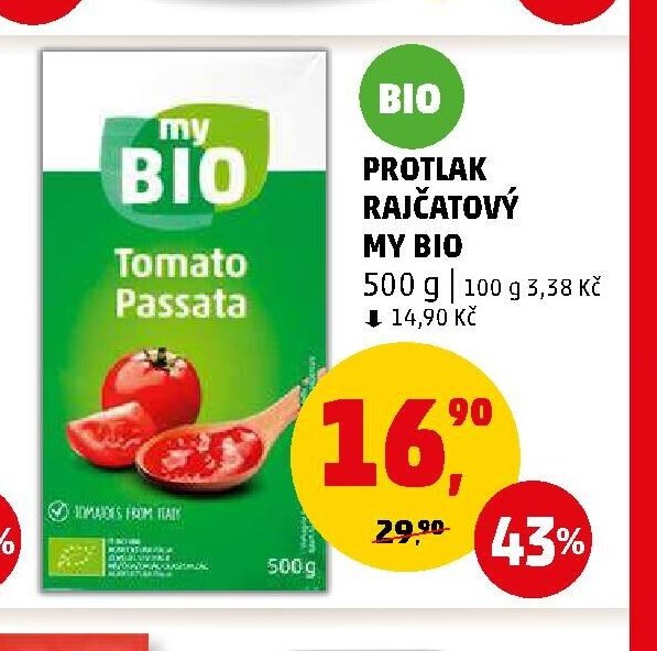 PROTLAK RAJČATOVÝ MY BIO 500 g