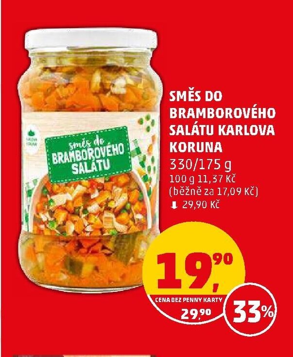 SMĚS DO BRAMBOROVÉHO SALÁTU KARLOVA KORUNA 330/175 g