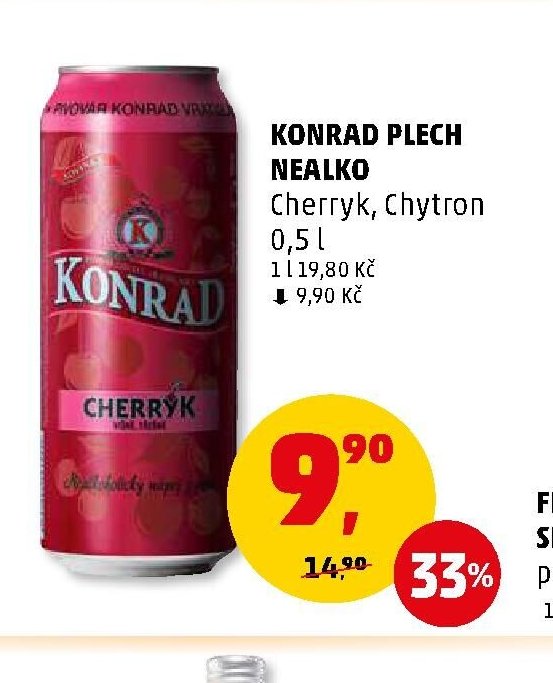 Konrad plech nealko Cherryk, Chytron 0,5 l