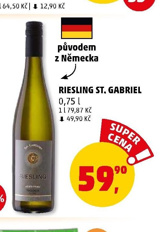 Riesling St. Gabriel 0,75 l