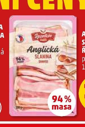Anglická slanina Řezníkův talíř