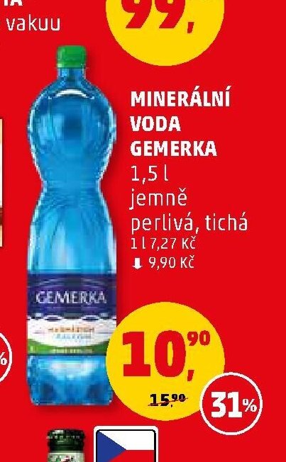 Minerální voda Gemerka