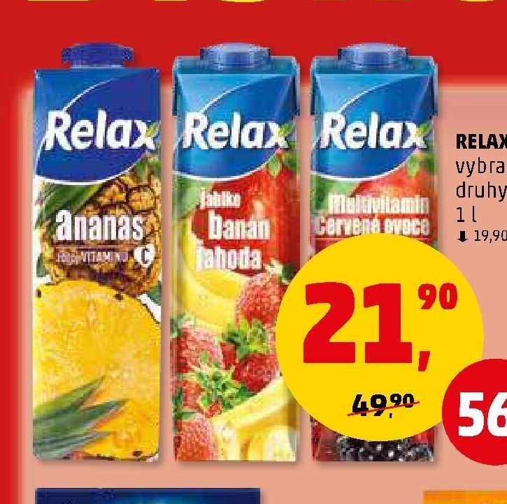 Relax vybrané druhy 1l