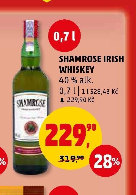 Shamrose Irish Whiskey 0,7 l
