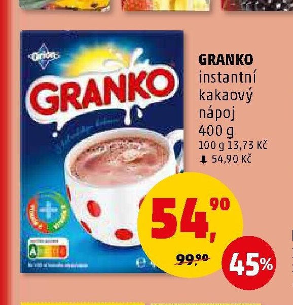 Granko instantní kakaový nápoj 400 g