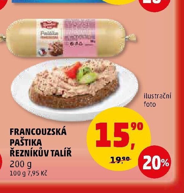 Francouzská paštika Řezníkův talíř 200 g