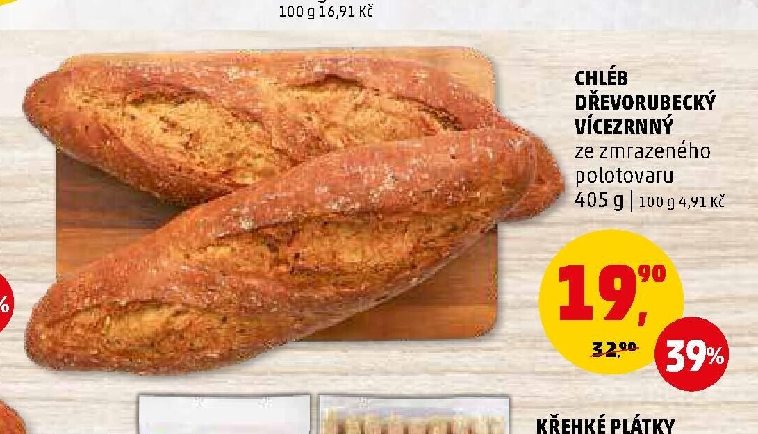 Chléb dřevorubecký vícezrnný